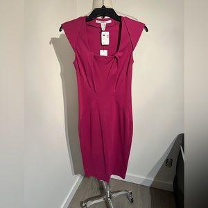 Diane von Furstenberg, “Grace” dress Tulip Pink, Size 4